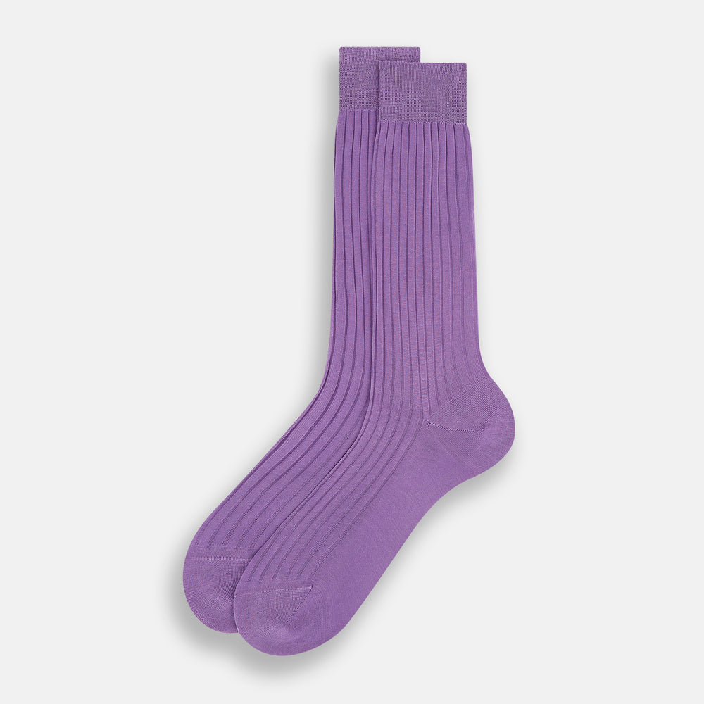 Violet Mid-Length Socks