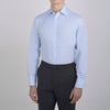 View 2 of product Light Blue End-on-End Shirt with T&A Collar and 3-Button Cuffs