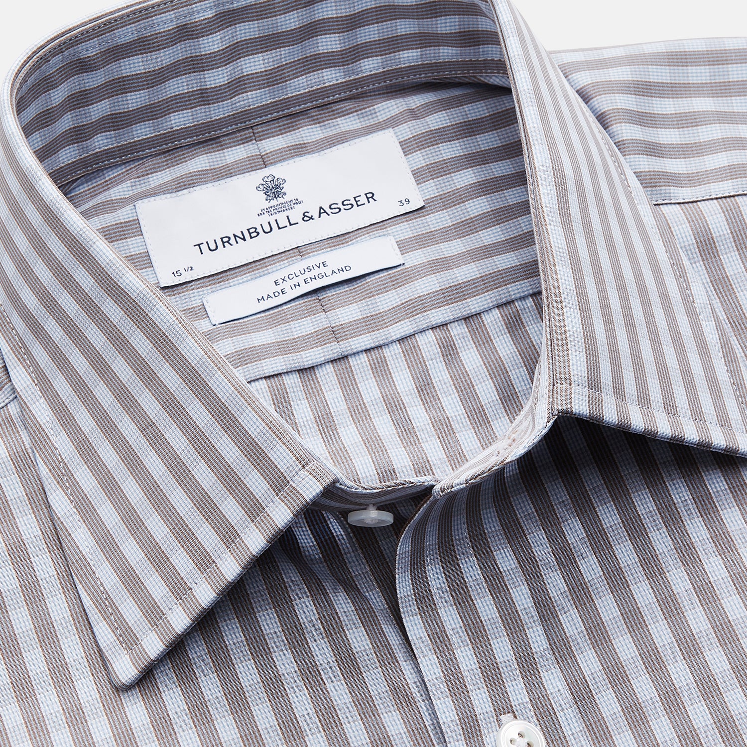 View 2 of product Pale Blue Multi Check Cotton Regular Fit Mayfair Shirt