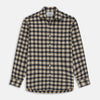 View 1 of product Blue Multi Check Weekend Fit Shirt with Derby Collar and 1-Button Cuffs