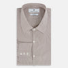 View 5 of product BROWN MICRO GRAPH CHECK WESTMINSTER SHIRT