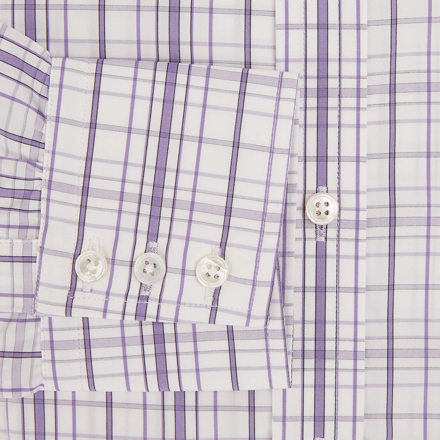 View 4 of product Purple Plaid Check Mayfair Shirt