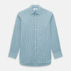View 1 of product Turquoise Ticking Stripe Mayfair Shirt