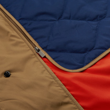 Camel Quintern Sealup Raincoat with Detachable Liner Image 7