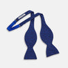 View 2 of product Electric Blue Motif Silk Bow Tie