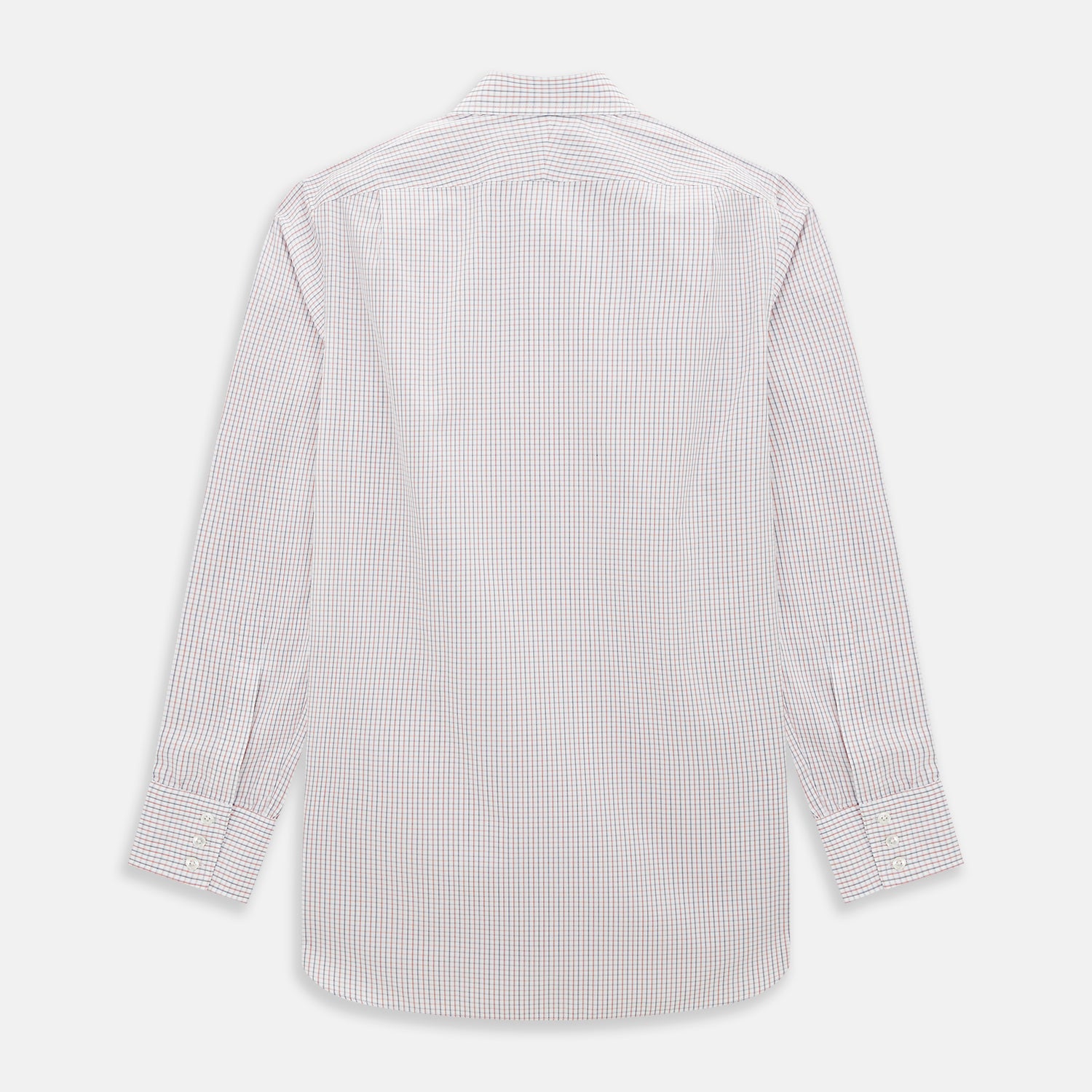 View 3 of product Red and Blue Multi Check Mayfair Shirt