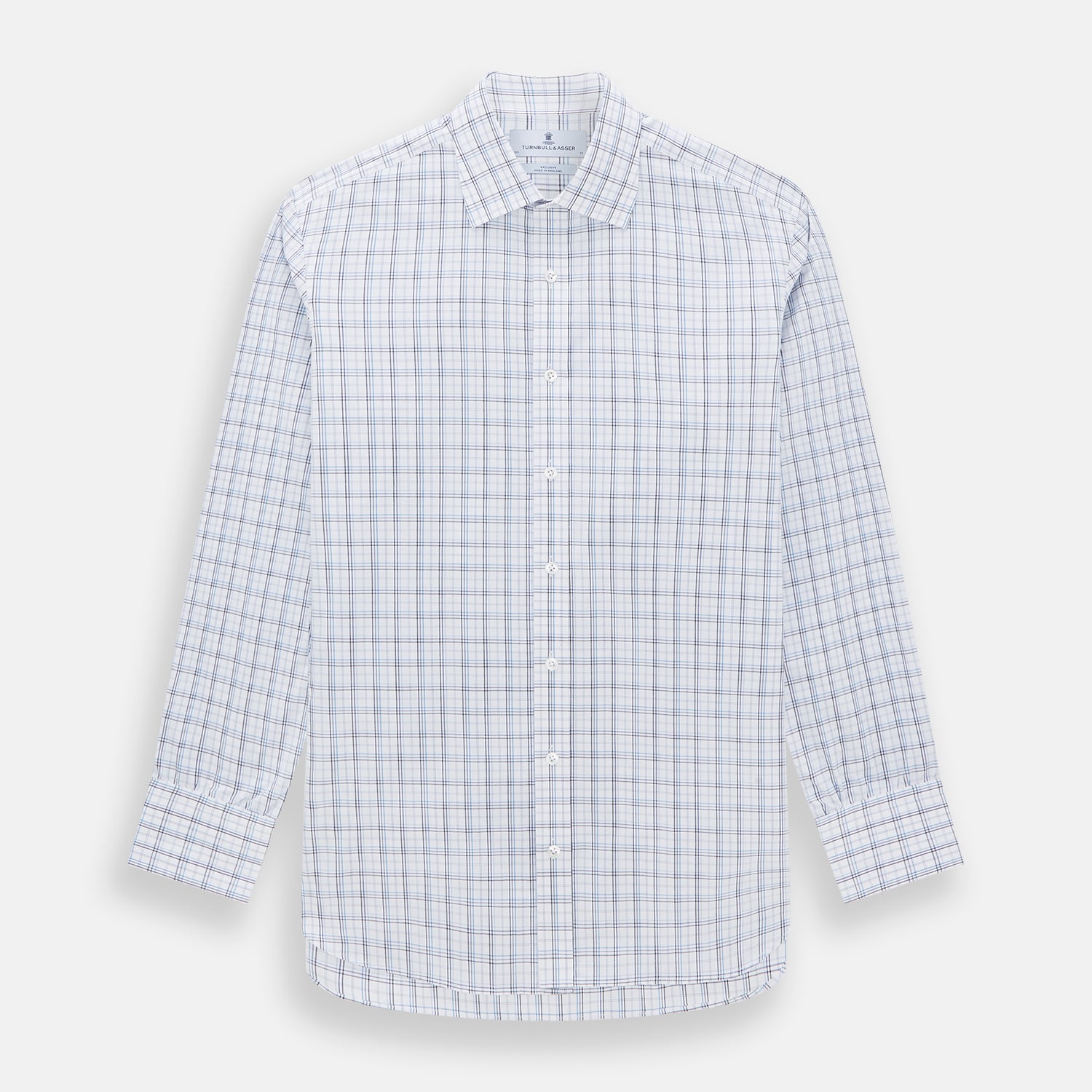 View 1 of product Purple and Blue Multi Check Mayfair Shirt