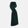 View 1 of product Forest Green and Charcoal Fretwork Cashmere Knitted Scarf