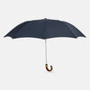 View 1 of product Navy Telescopic Umbrella with Brown Maple Crook Handle