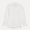 View 1 of product White Cotton Weekend Fit Langston Shirt