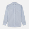 View 1 of product Pale Blue Linen Blend Weekend Fit Unwin Shirt