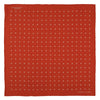 View 2 of product Orange Spot Silk Pocket Square