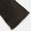 View 2 of product Dark Chocolate Cashmere-Lined Peccary Leather Gloves