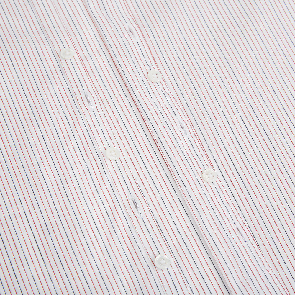 Red and Blue Ticking Stripe Westminster Shirt