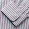 View 3 of product Red and Blue Multi Stripe Cotton Sussex Nightshirt