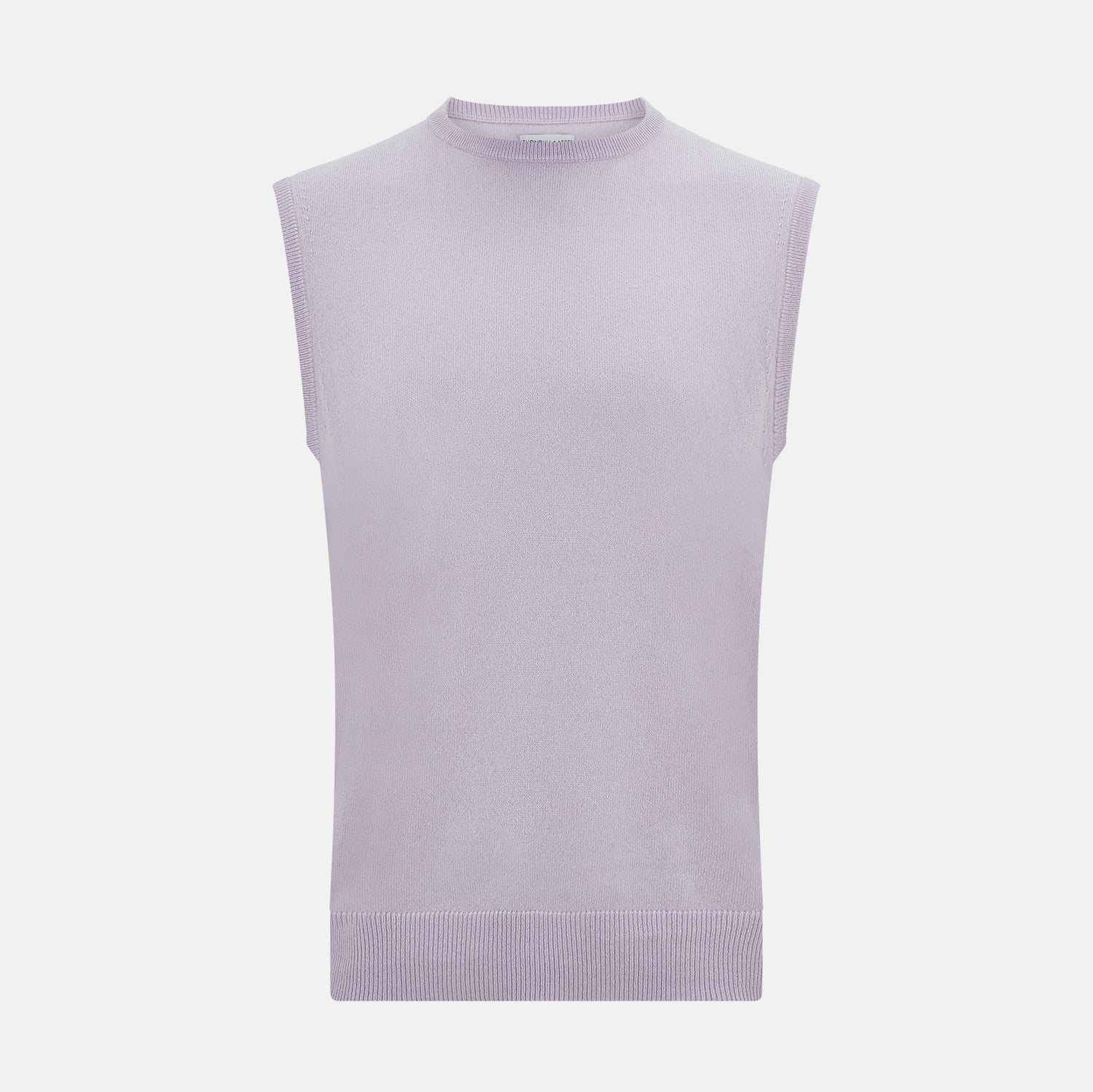 View 1 of product Lilac Cashmere Round Neck Vest