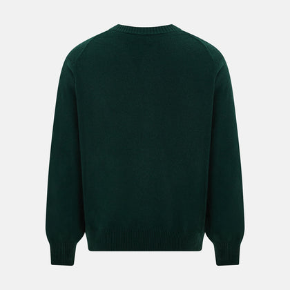 Forest Green Cashmere Cardigan Image 2