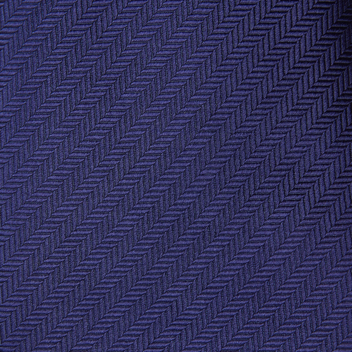 View 2 of product PLAIN HERRINGBONE NAVY TIE