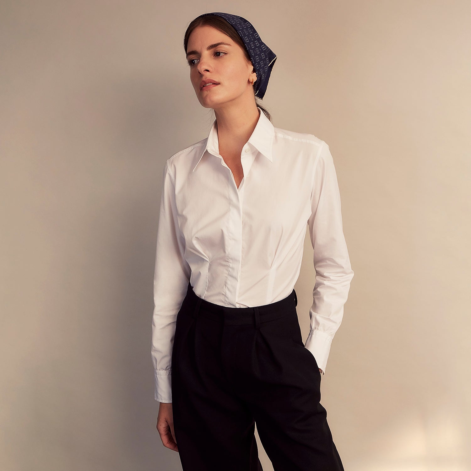 White Cotton Tailored Bianca Shirt – Turnbull & Asser US White Cotton Tailored Bianca Shirt – Turnbull & Asser US