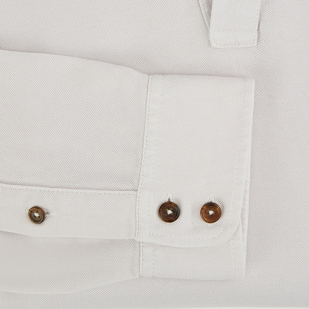 Pale Pink Rugby Polo Shirt
