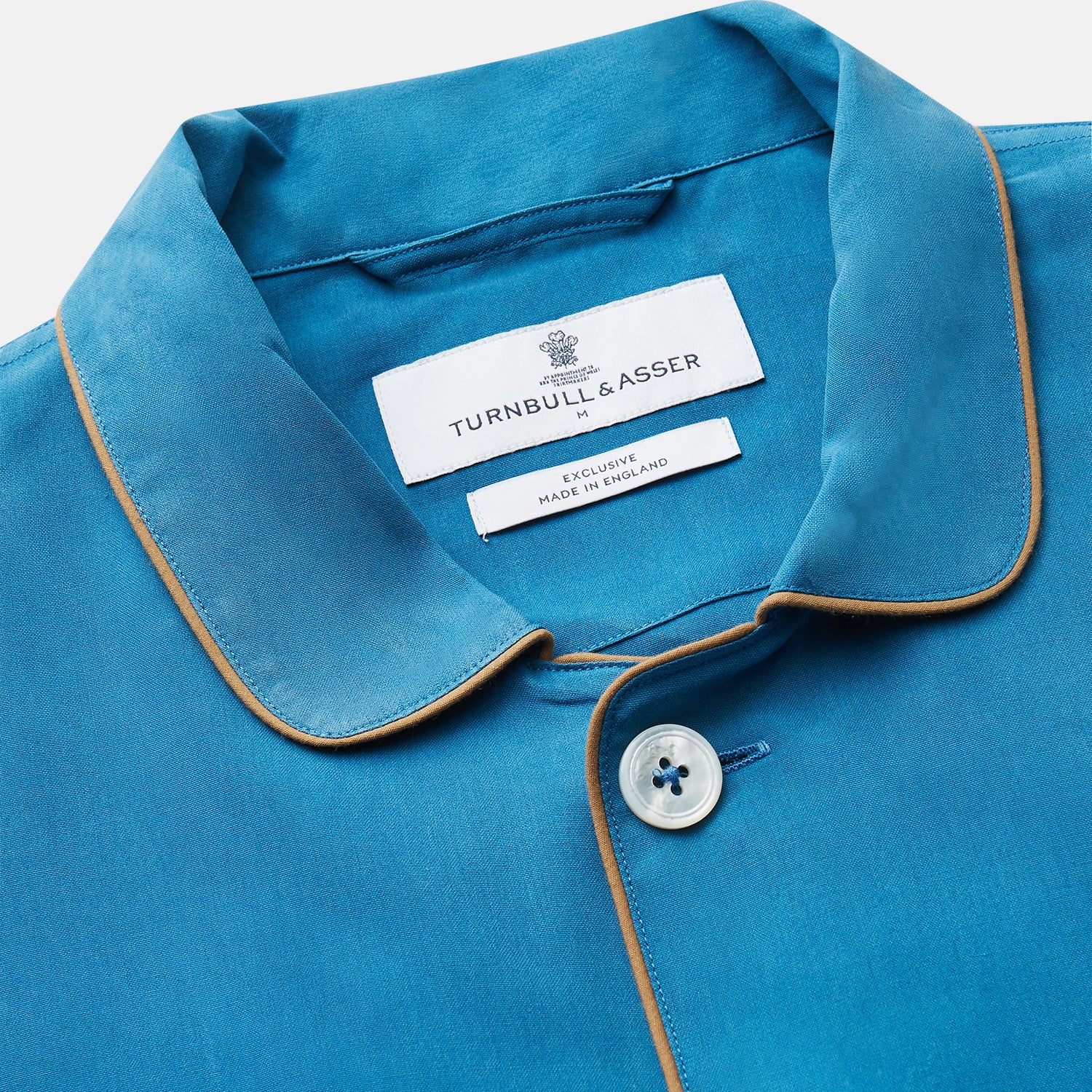 View 3 of product Blue Silk Hyde Pyjama Set