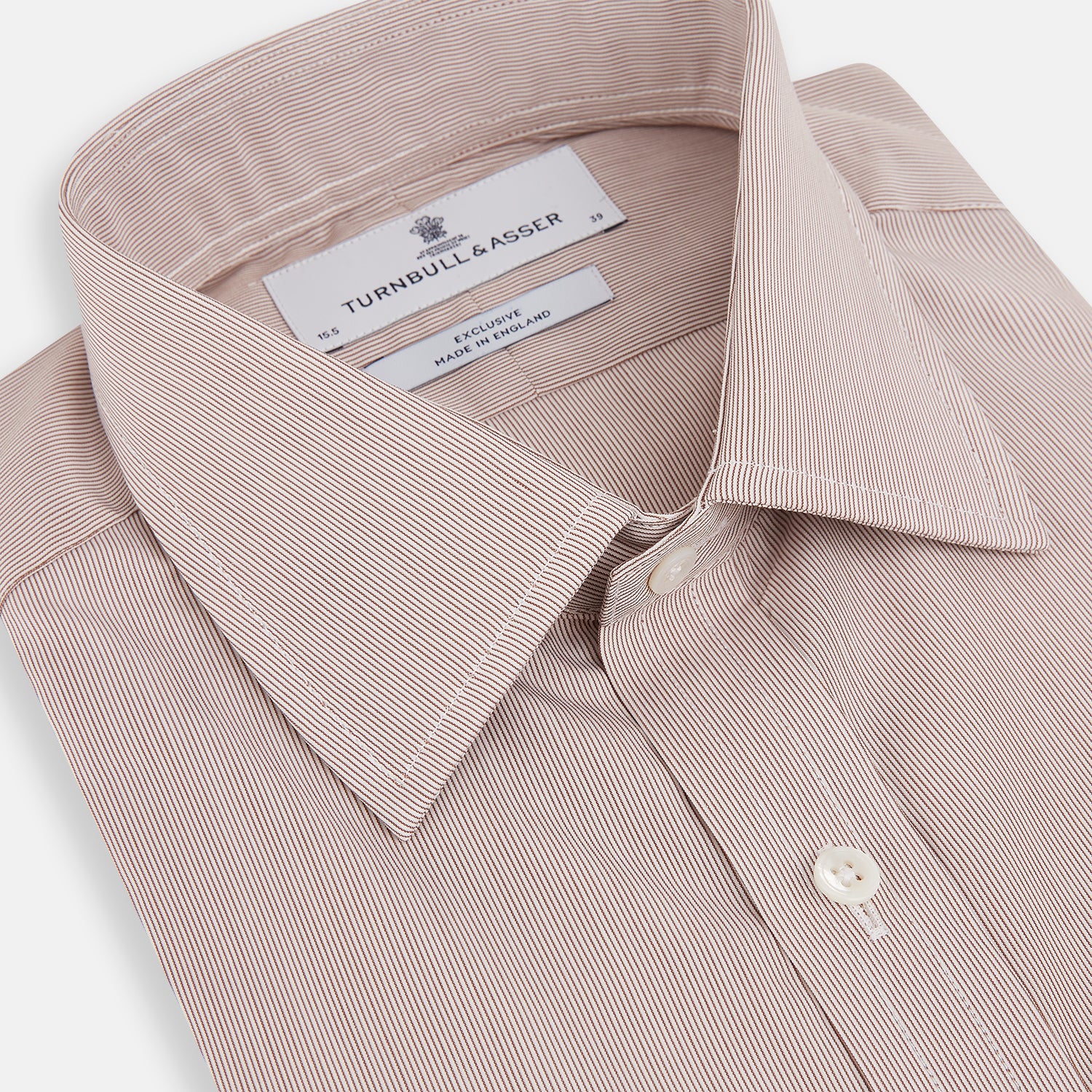 View 13 of product Burgundy Hairline Stripe Mayfair Shirt