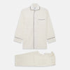 View 1 of product Cream Pattern Cotton Blend Quin Pyjama Set