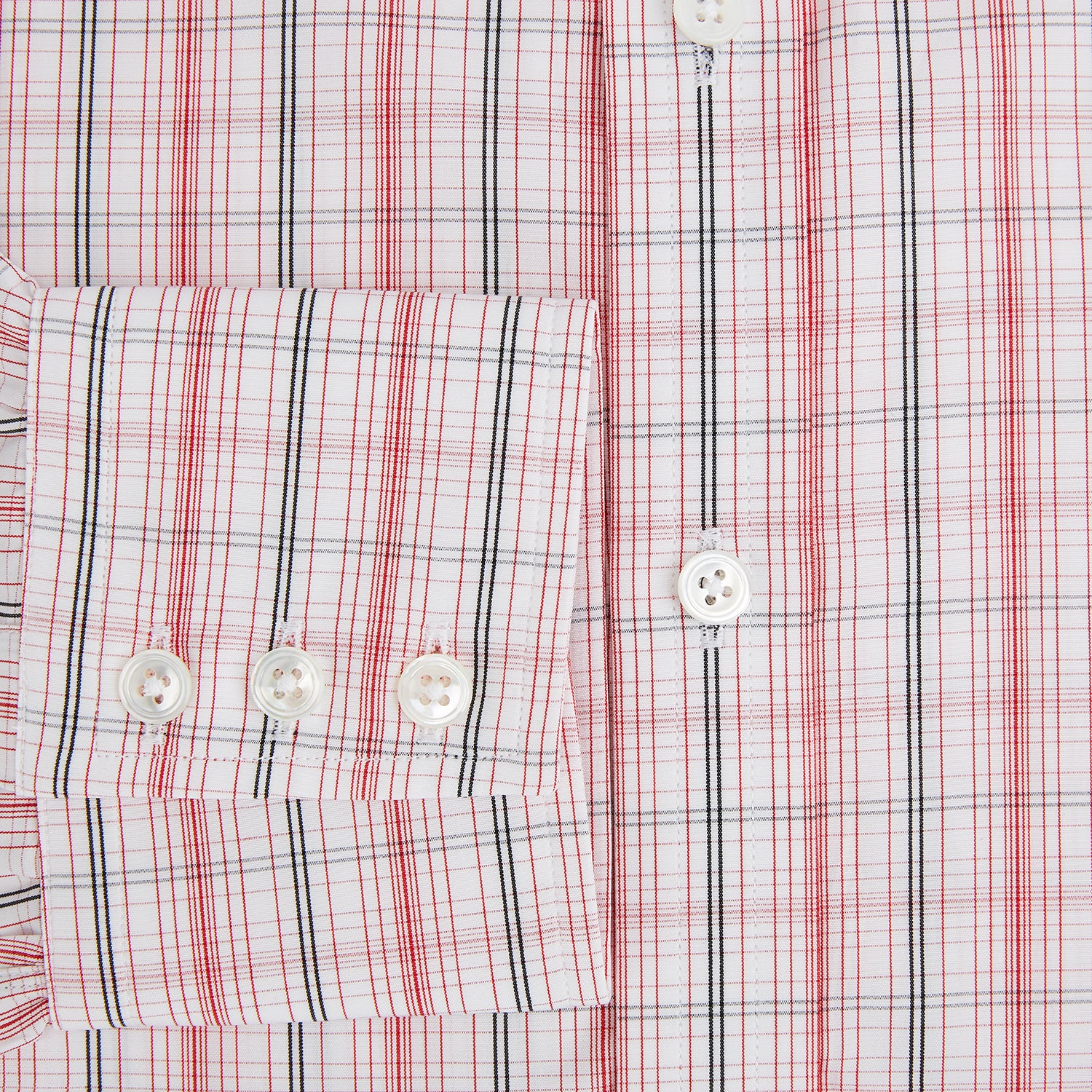 View 4 of product Red Multi Check Mayfair Shirt