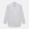 View 1 of product Midnight Blue and Grey Fine Stripe Mayfair Shirt