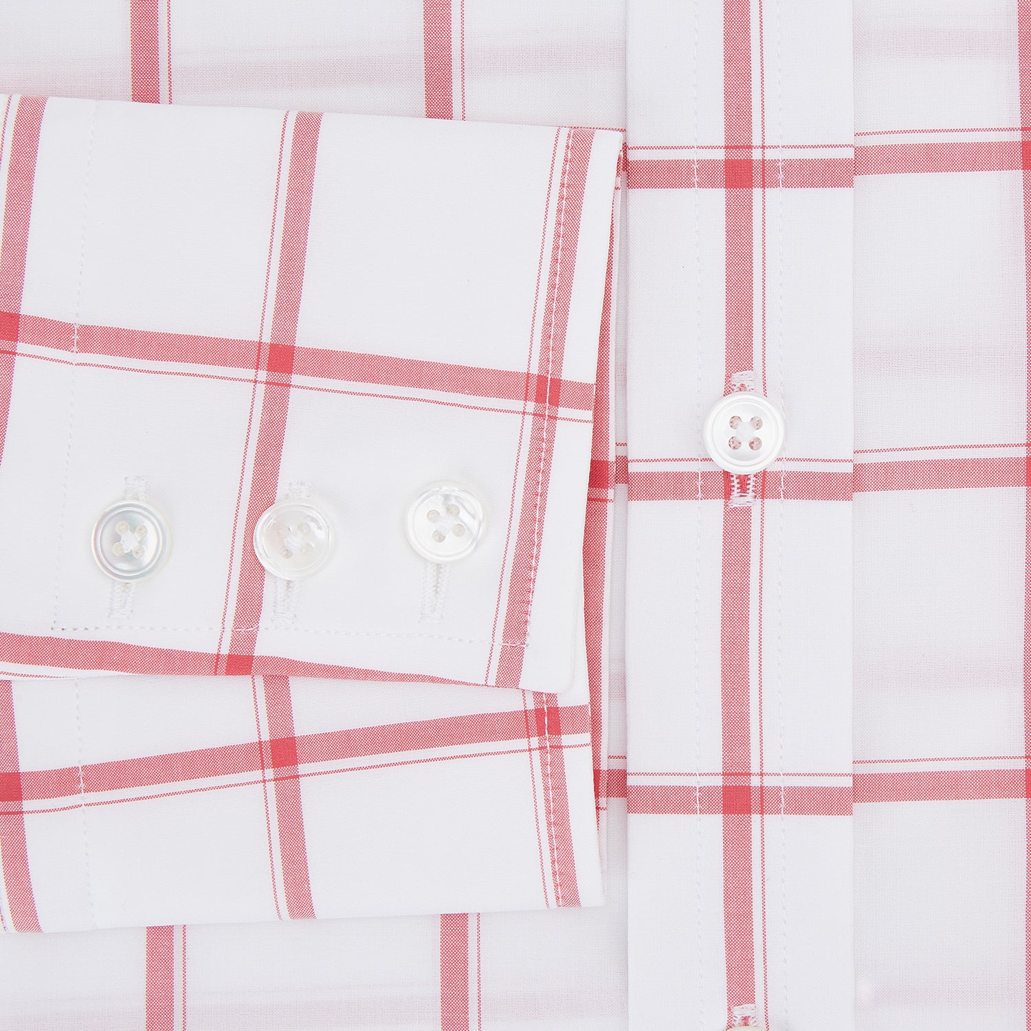 View 4 of product Coral Grid Check Mayfair Shirt