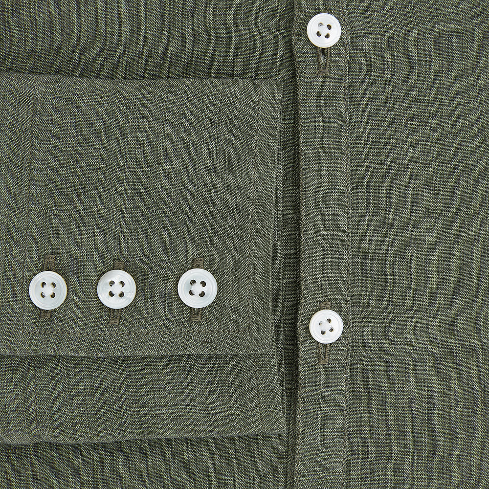 Sage Linen Westminster Shirt