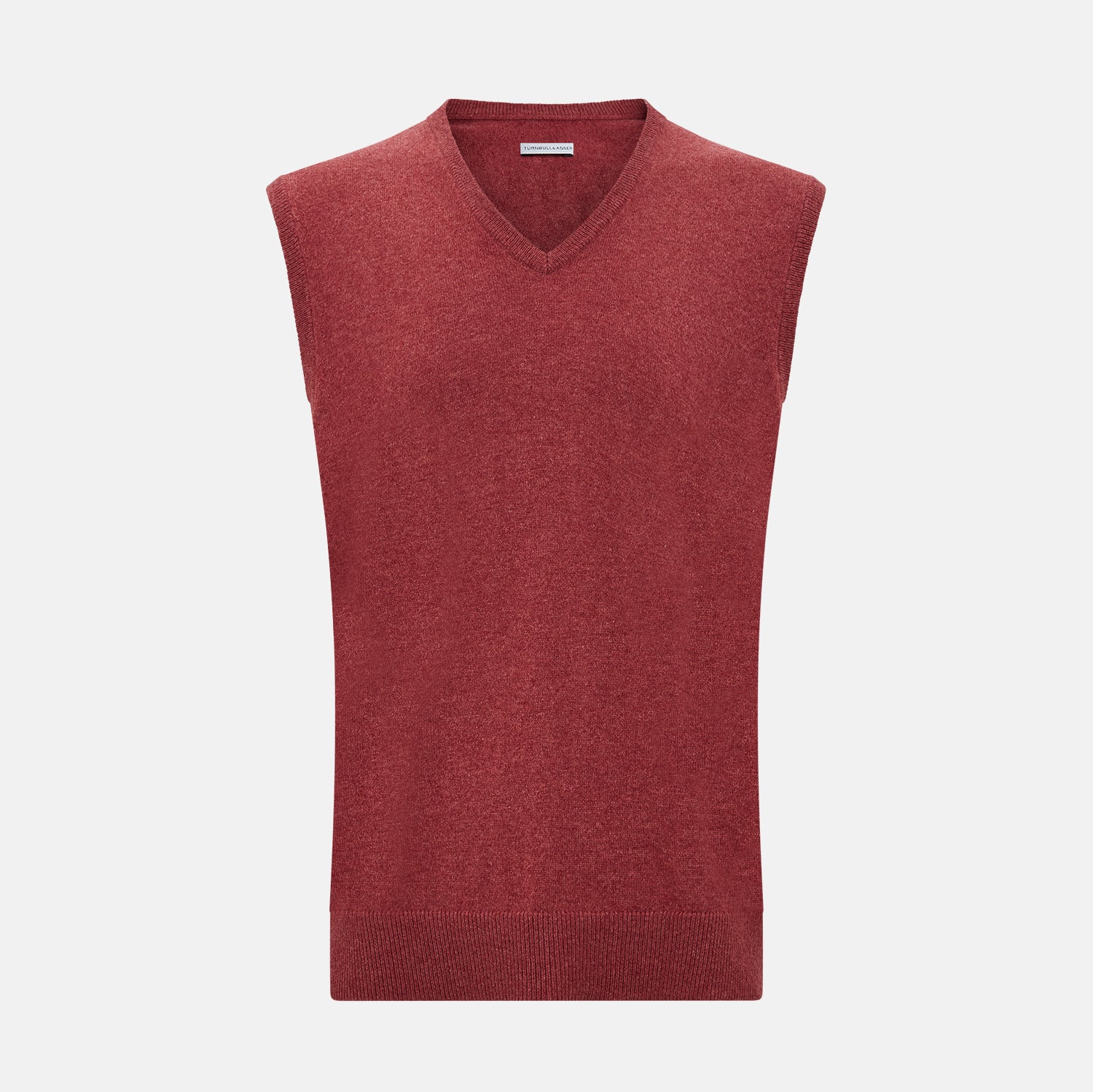 View 1 of product Antique Pink Cashmere V-Neck Vest