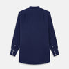 View 3 of product Blue Soft-touch Silk Lauren Shirt