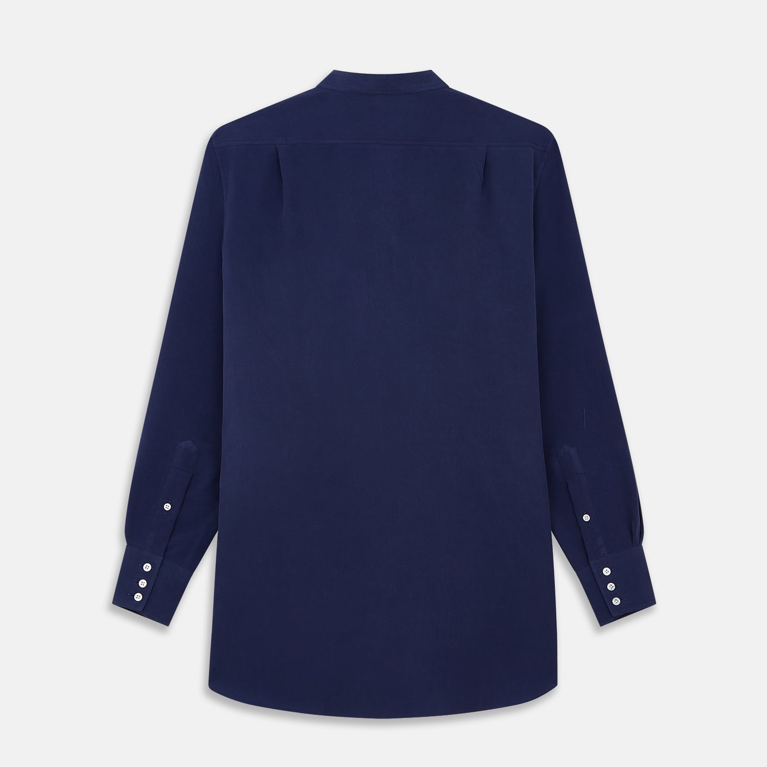 View 3 of product Blue Soft-touch Silk Lauren Shirt