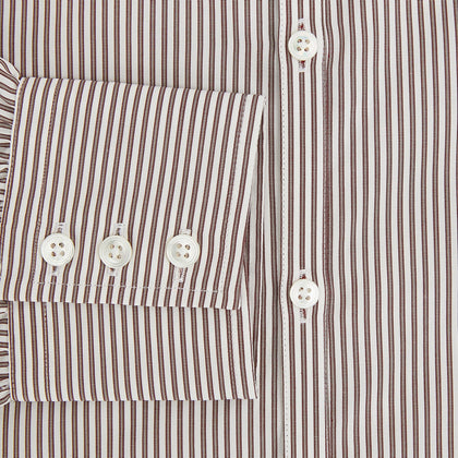 Burgundy Halo Stripe Westminster Shirt Image 3