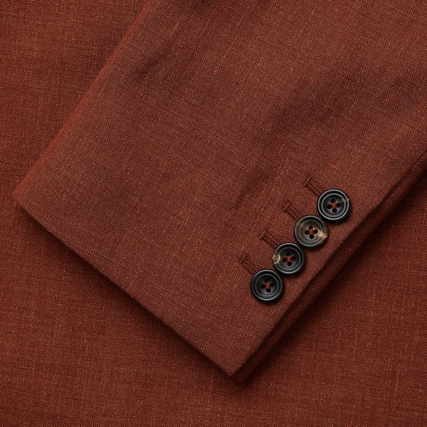 View 6 of product Rust Linen-Wool-Silk Bertie Blazer