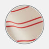 View 1 of product Red and Off-White Stripe Cotton Fabric