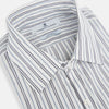 View 2 of product NAVY AND LIGHT BLUE MULTI TRACK STRIPE WESTMINSTER SHIRT