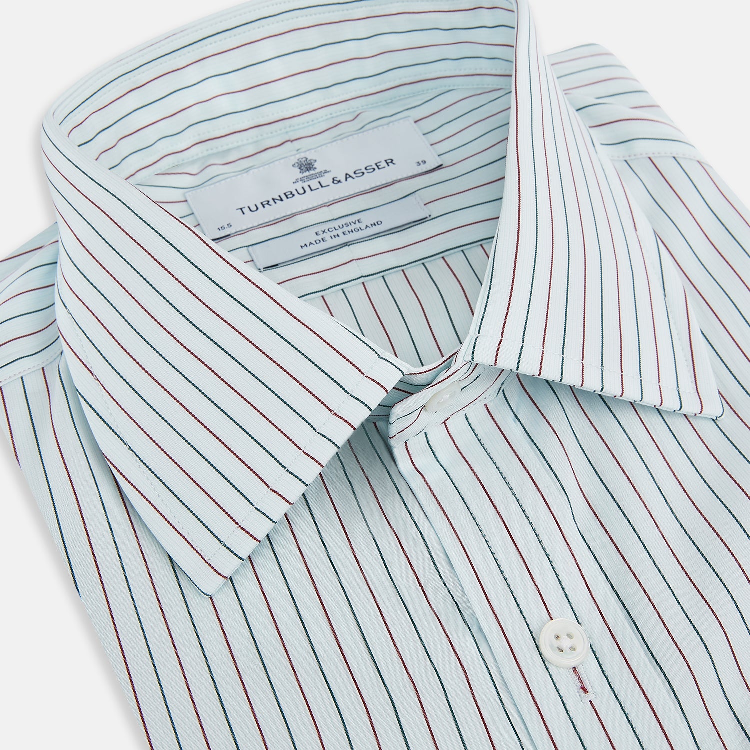 View 2 of product Green and Burgundy Pinstripe Mayfair Shirt