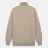 View 3 of product Beige Lennox Half-Zip Jumper