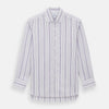 View 1 of product Purple Multi Stripe Mayfair Shirt