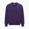 View 6 of product Purple Cashmere Round Neck Jumper