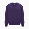 Purple Cashmere Round Neck Jumper