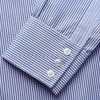 View 2 of product Blue and White Stripe Cotton RE-PURPOSE Mayfair Shirt