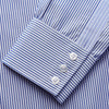 Blue and White Stripe Cotton RE-PURPOSE Mayfair Shirt