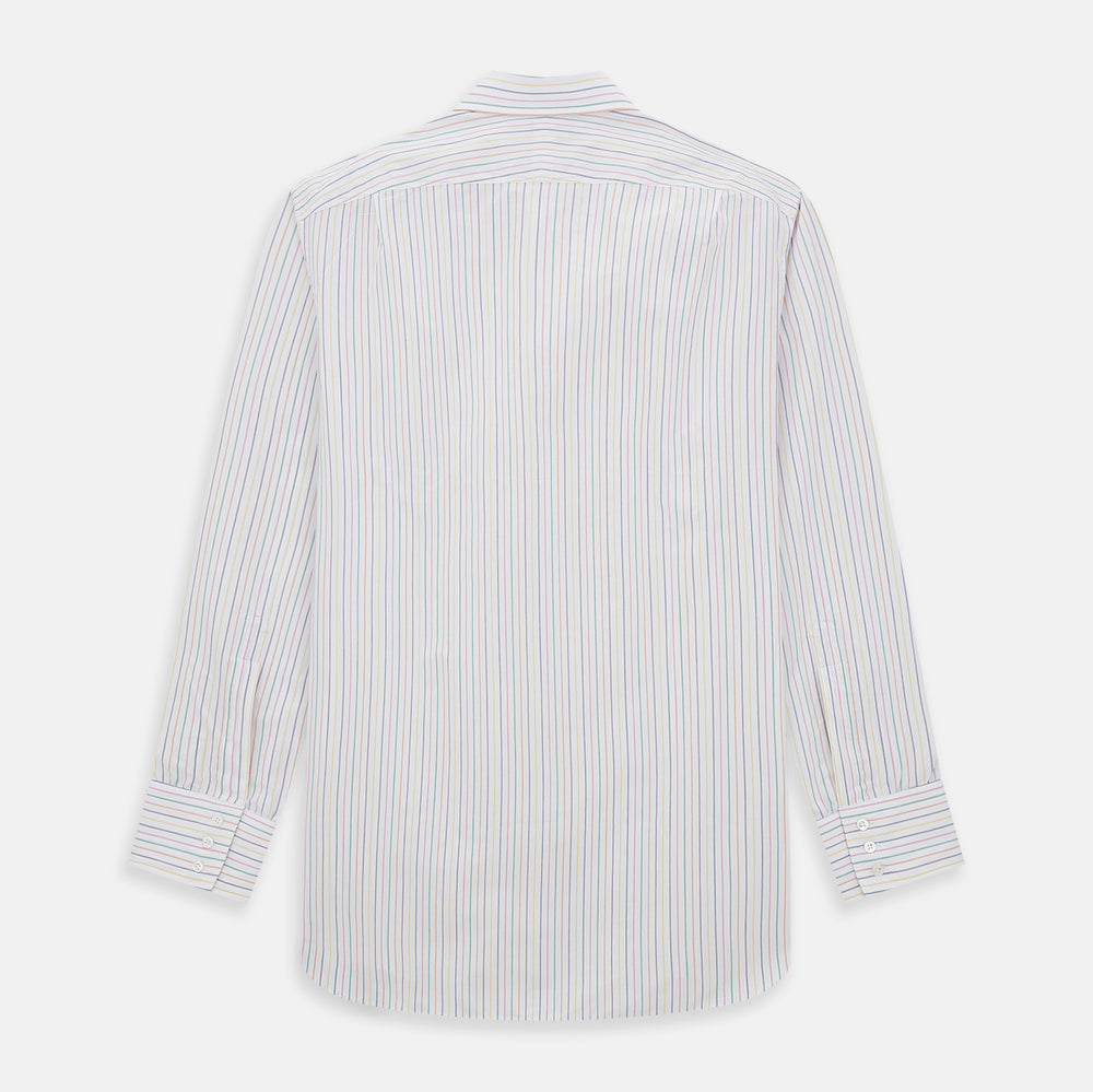 Rainbow Double Pinstripe Mayfair Shirt