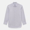 Purple Micro Check Mayfair Shirt