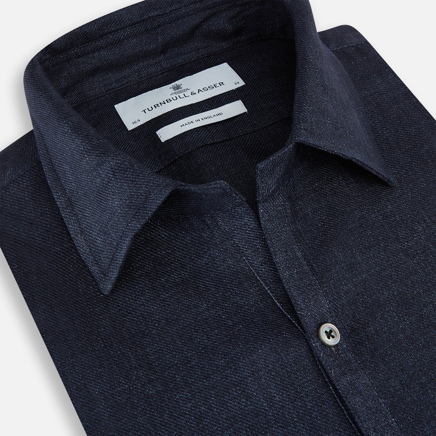 View 2 of product Navy Linen Windsor Shirt