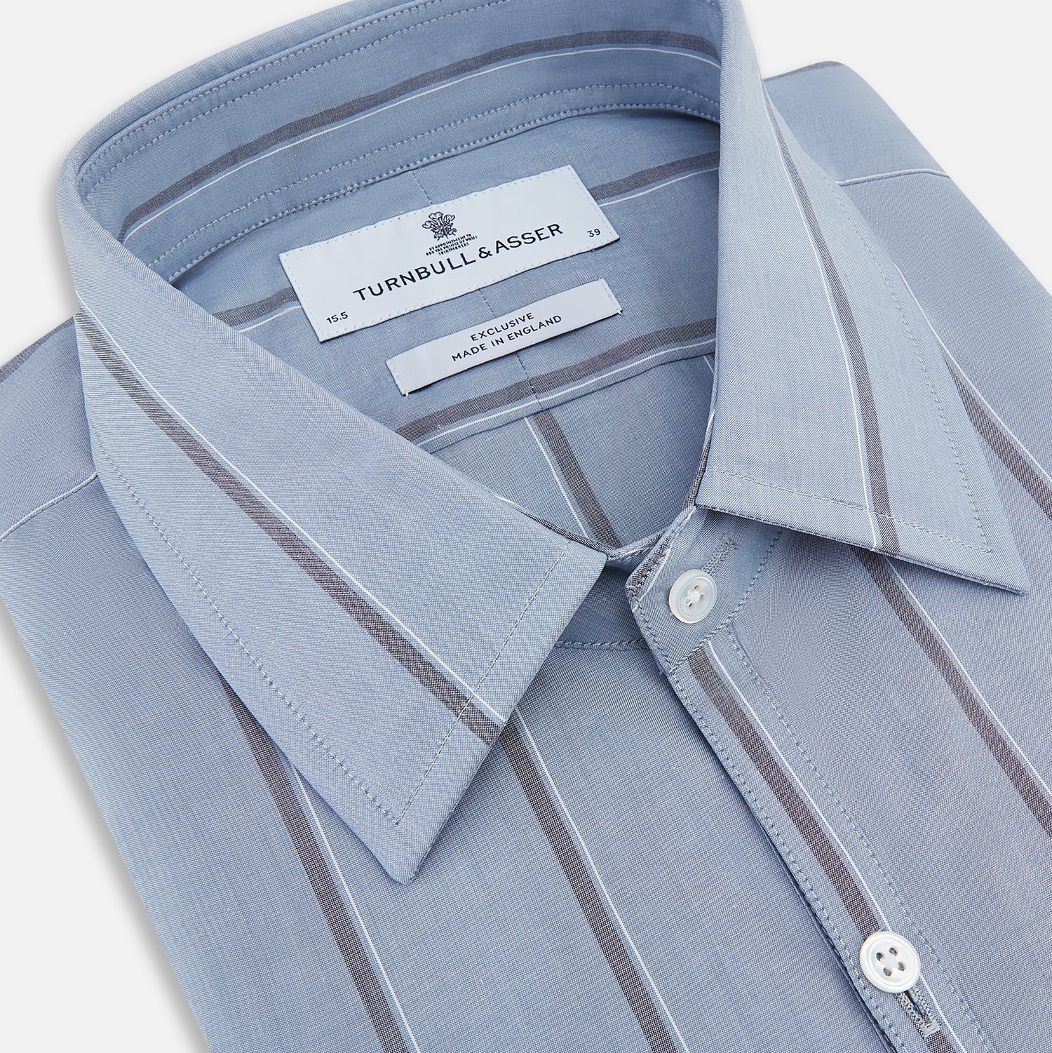 View 2 of product Steel Blue Track Stripe Westminster Shirt