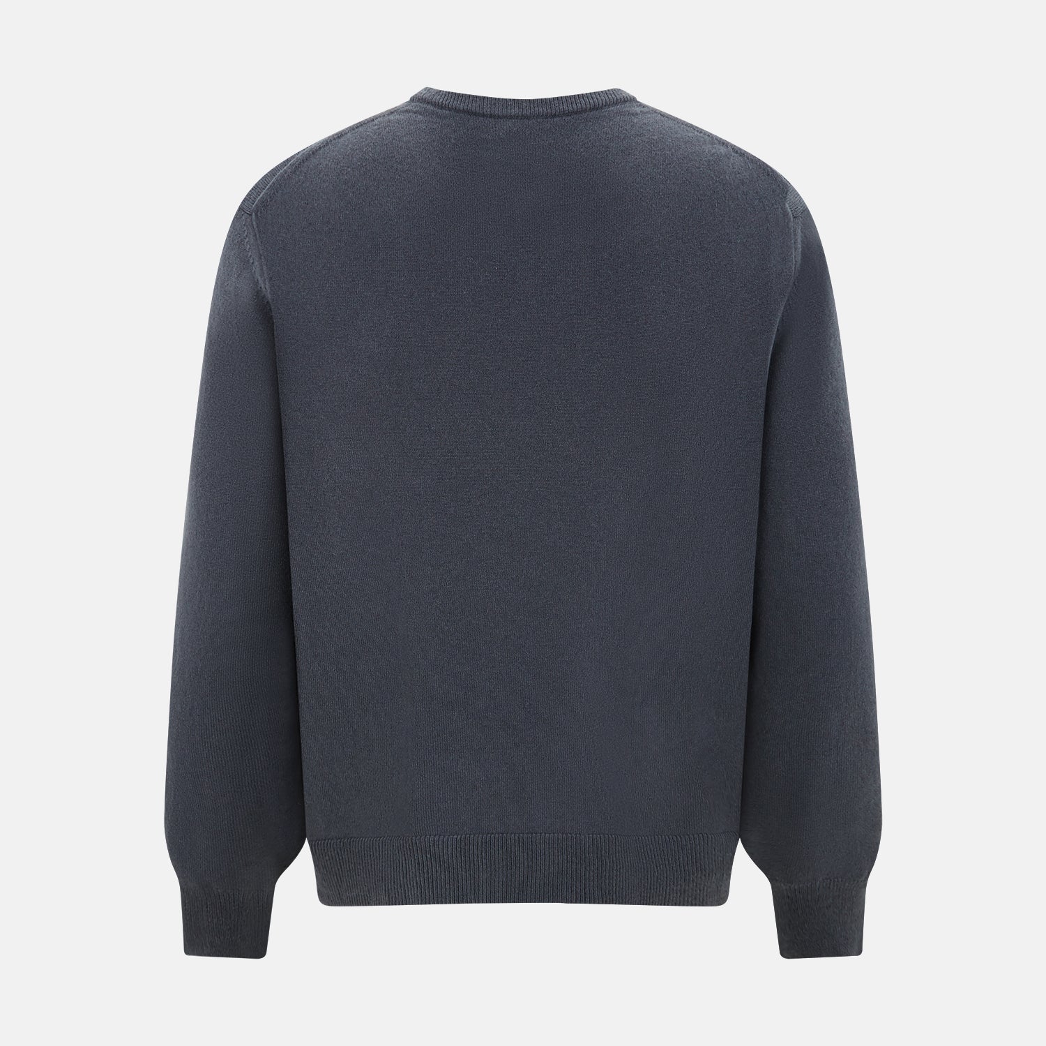View 3 of product Grey Cashmere Round Neck Jumper